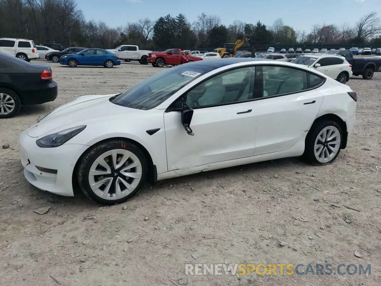 1 Фотография поврежденного автомобиля 5YJ3E1EA6MF915626 TESLA MODEL 3 2021
