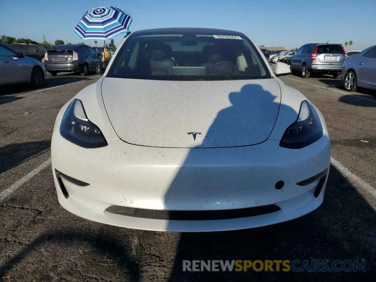 5 Photograph of a damaged car 5YJ3E1EA6MF929669 TESLA MODEL 3 2021