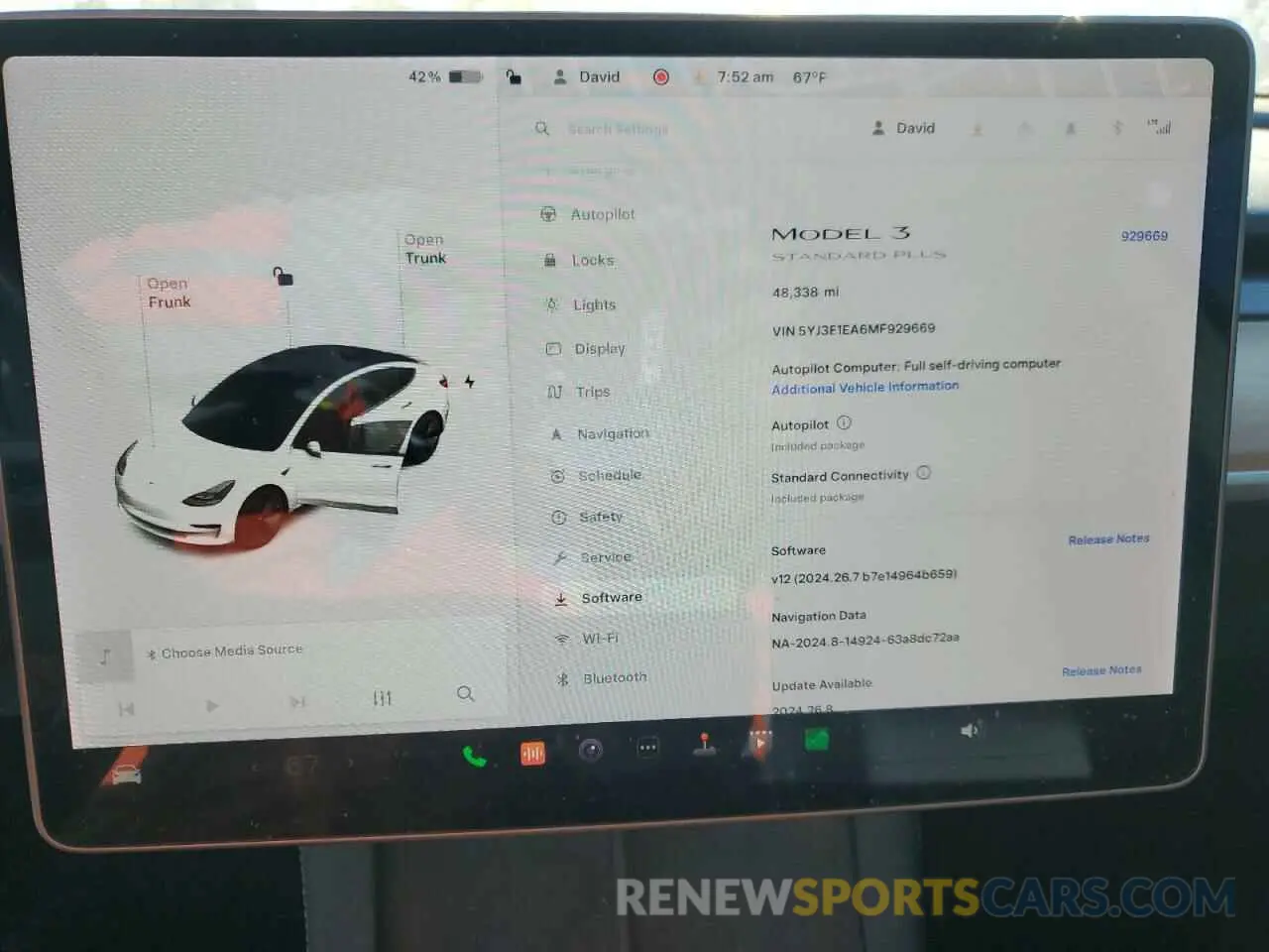 9 Photograph of a damaged car 5YJ3E1EA6MF929669 TESLA MODEL 3 2021