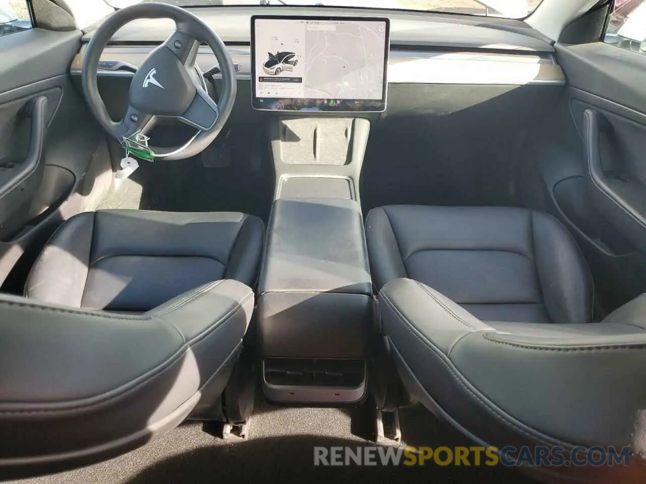 8 Photograph of a damaged car 5YJ3E1EA6MF937271 TESLA MODEL 3 2021