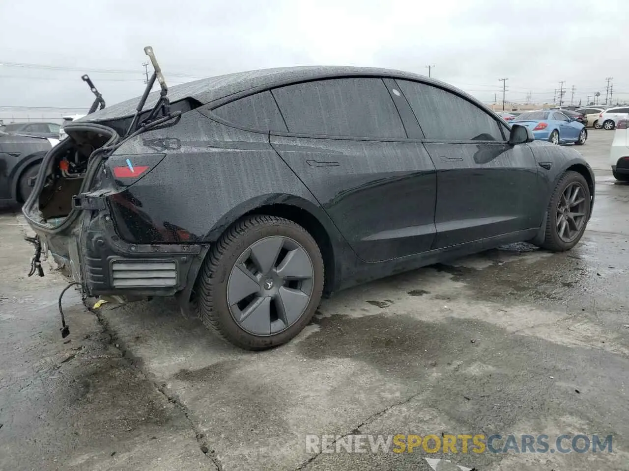 3 Фотография поврежденного автомобиля 5YJ3E1EA6MF938582 TESLA MODEL 3 2021