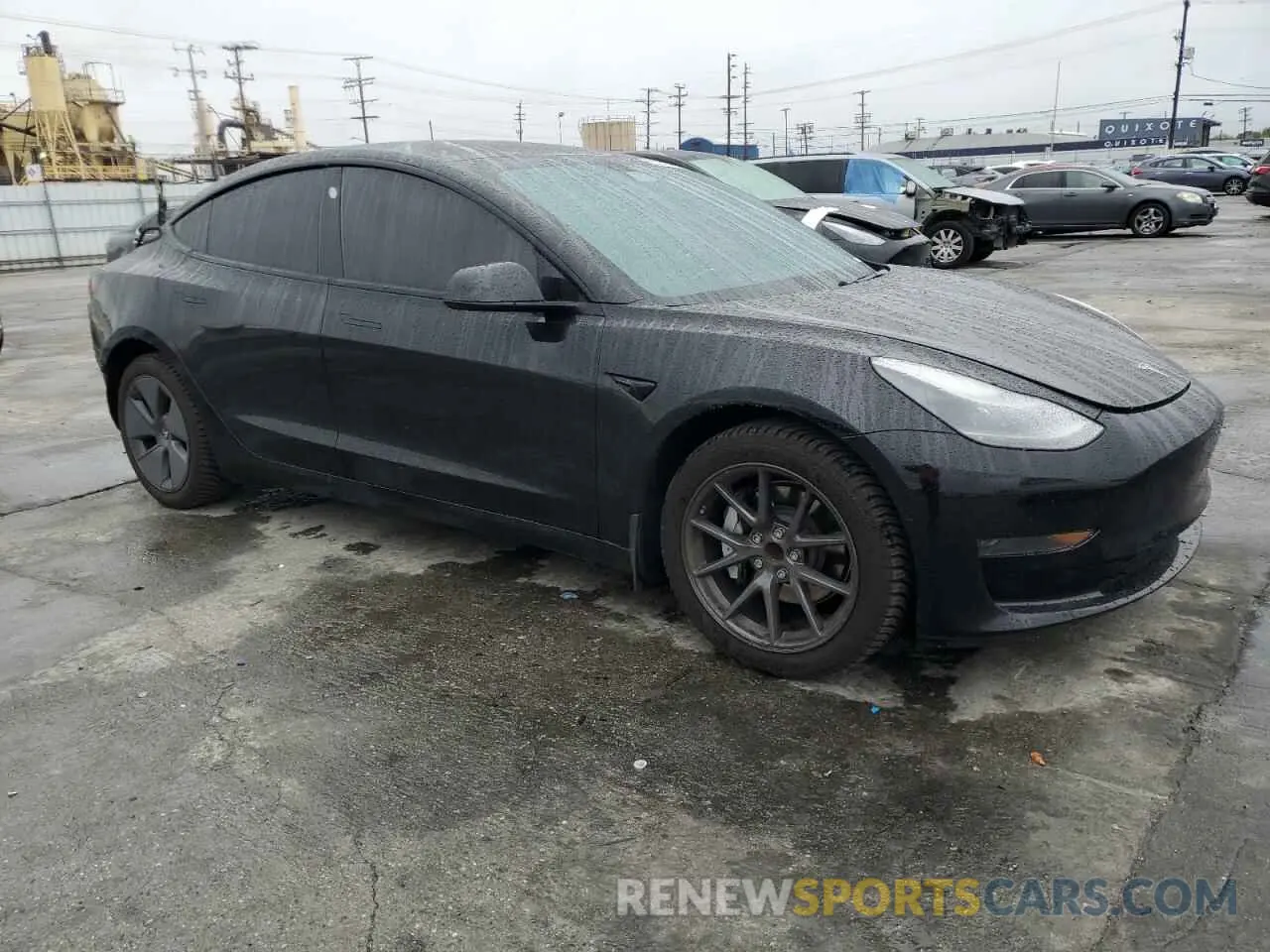 4 Фотография поврежденного автомобиля 5YJ3E1EA6MF938582 TESLA MODEL 3 2021