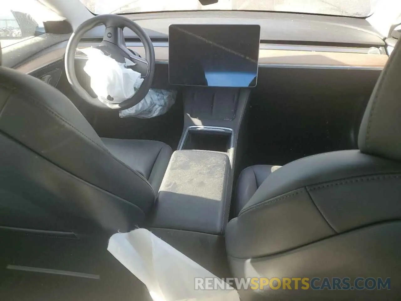 8 Photograph of a damaged car 5YJ3E1EA6MF961439 TESLA MODEL 3 2021