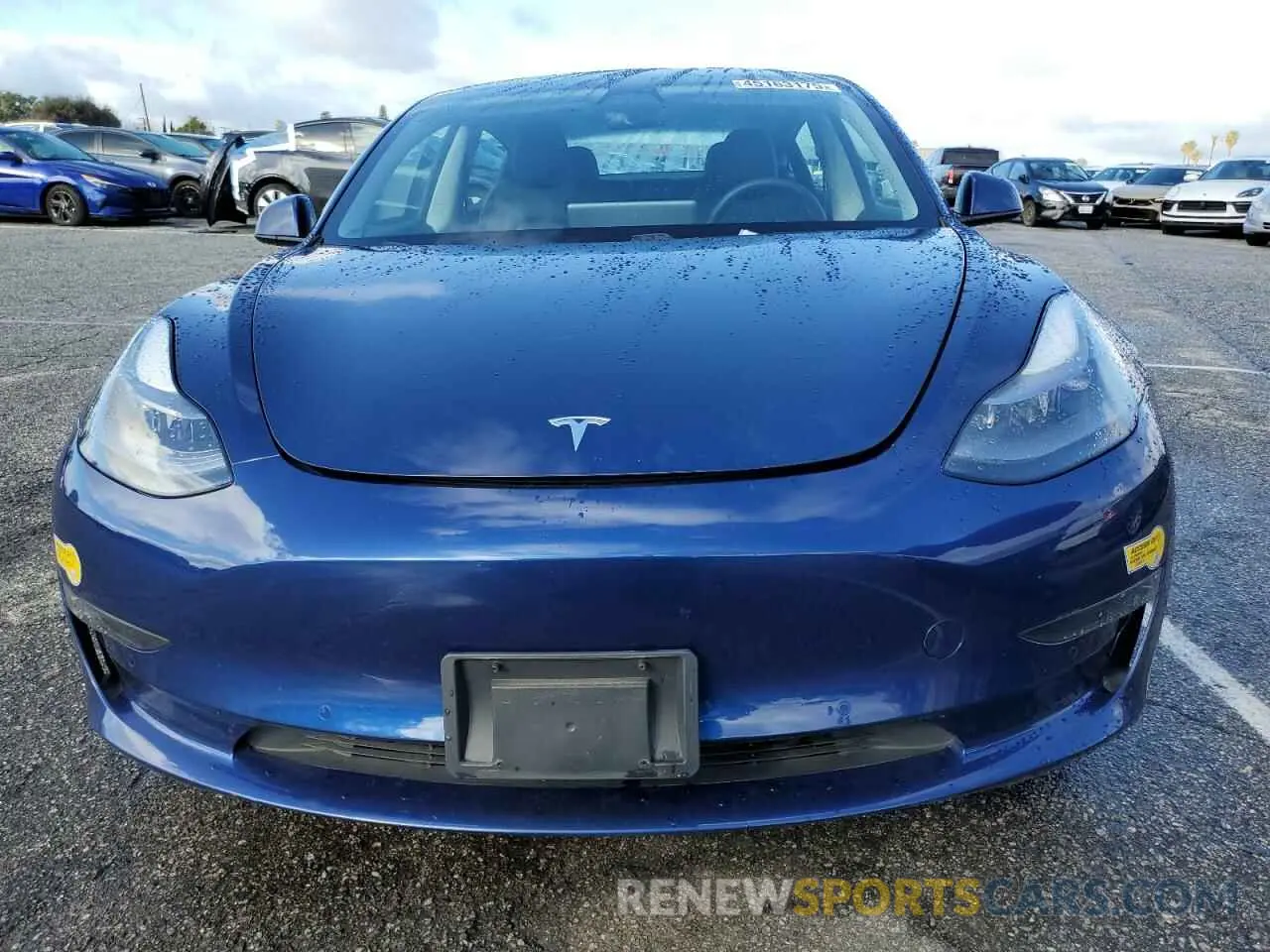 5 Photograph of a damaged car 5YJ3E1EA6MF992481 TESLA MODEL 3 2021