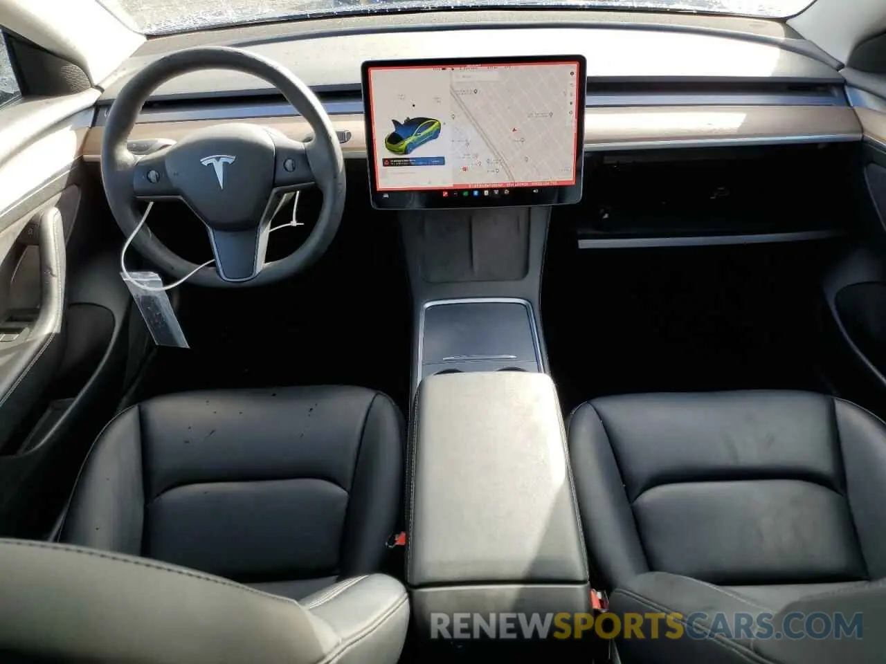 8 Photograph of a damaged car 5YJ3E1EA6MF992481 TESLA MODEL 3 2021