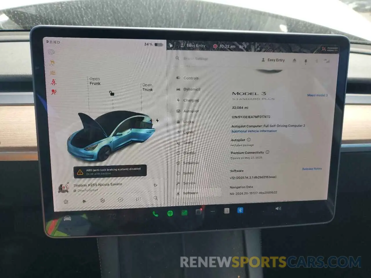 9 Photograph of a damaged car 5YJ3E1EA7MF017472 TESLA MODEL 3 2021