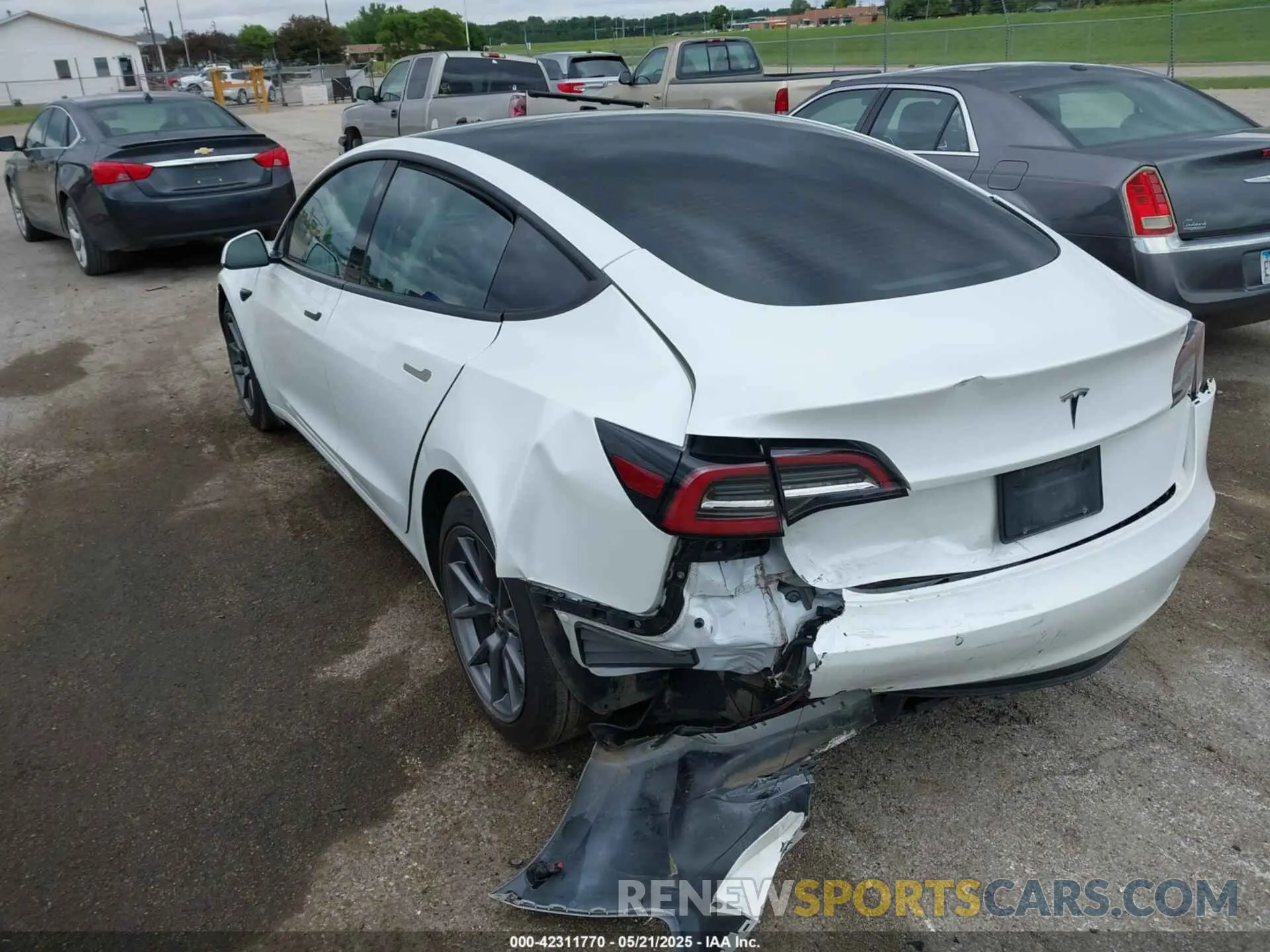 3 Фотография поврежденного автомобиля 5YJ3E1EA7MF042291 TESLA MODEL 3 2021