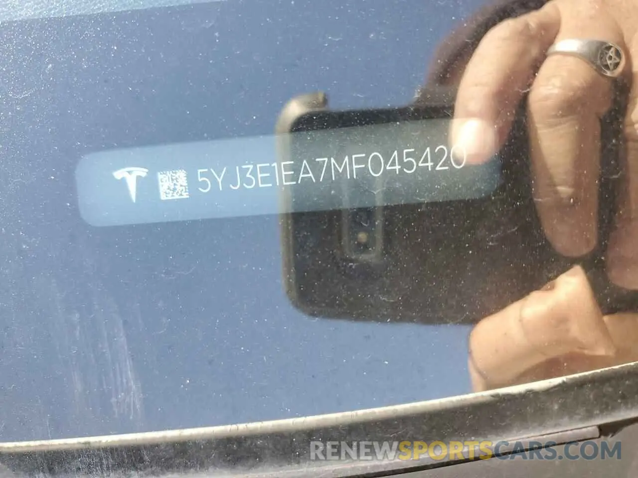 13 Фотография поврежденного автомобиля 5YJ3E1EA7MF045420 TESLA MODEL 3 2021