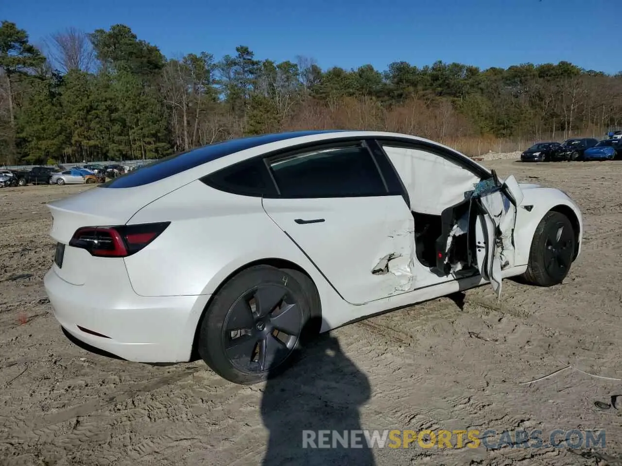 3 Фотография поврежденного автомобиля 5YJ3E1EA7MF045420 TESLA MODEL 3 2021