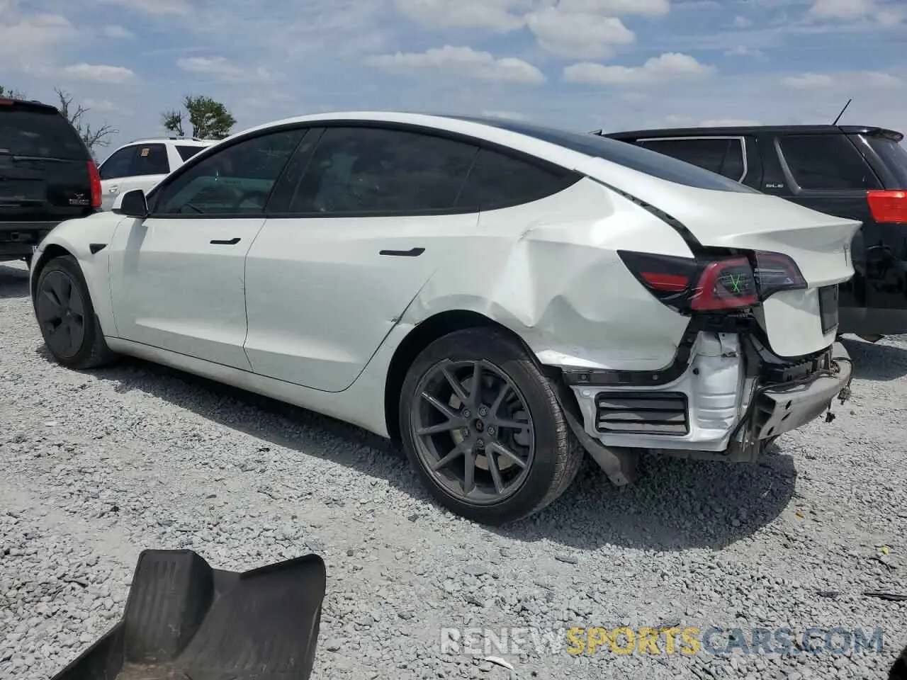 2 Фотография поврежденного автомобиля 5YJ3E1EA7MF048074 TESLA MODEL 3 2021