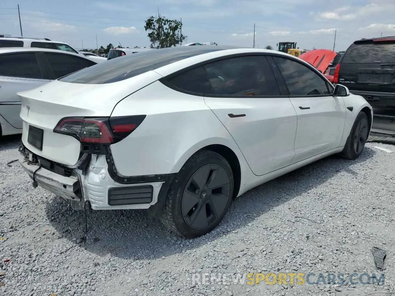 3 Фотография поврежденного автомобиля 5YJ3E1EA7MF048074 TESLA MODEL 3 2021