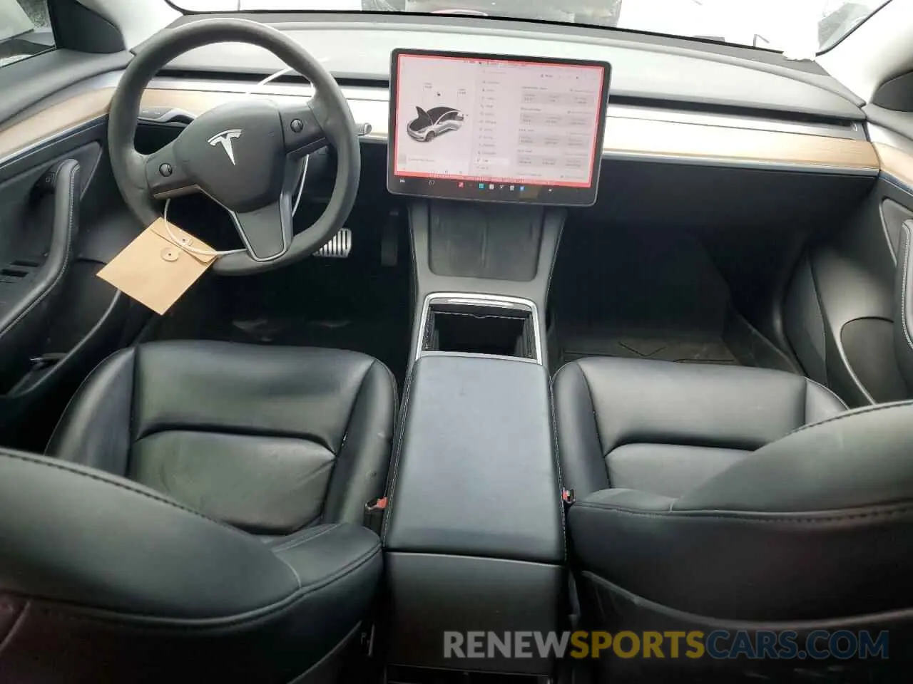 8 Фотография поврежденного автомобиля 5YJ3E1EA7MF048074 TESLA MODEL 3 2021