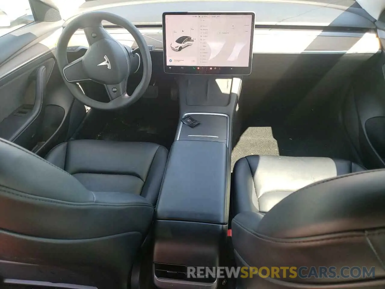 8 Фотография поврежденного автомобиля 5YJ3E1EA7MF052691 TESLA MODEL 3 2021