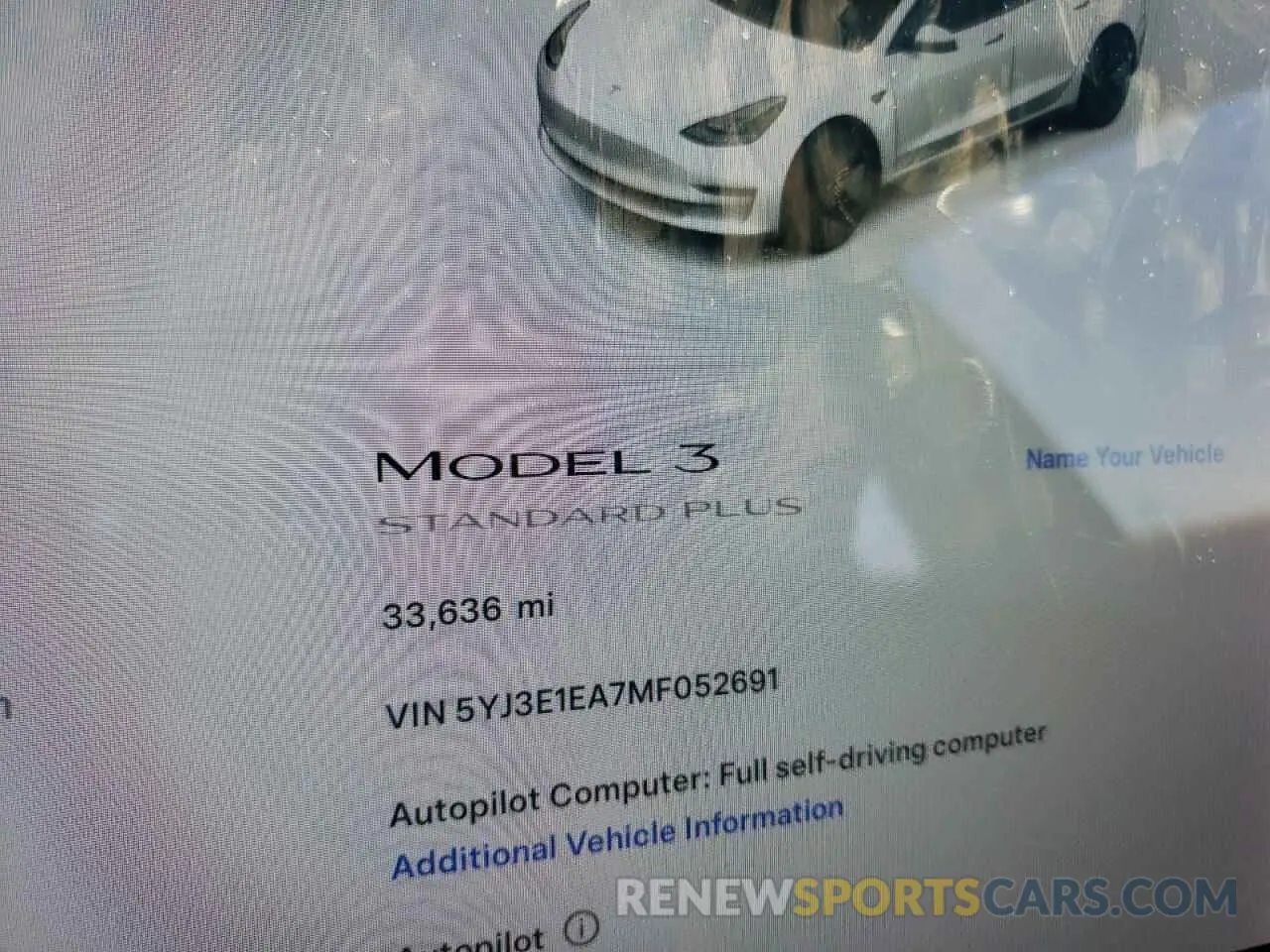 9 Фотография поврежденного автомобиля 5YJ3E1EA7MF052691 TESLA MODEL 3 2021