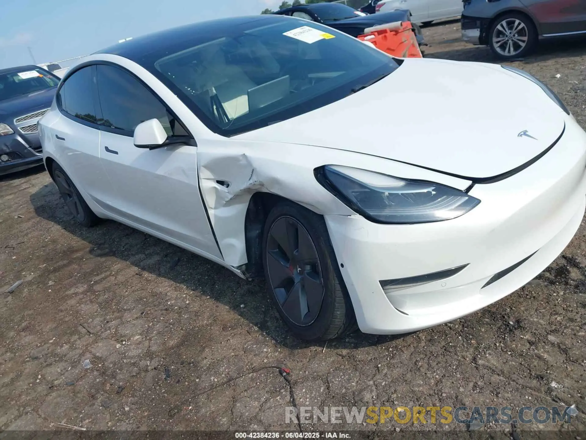 1 Фотография поврежденного автомобиля 5YJ3E1EA7MF059222 TESLA MODEL 3 2021