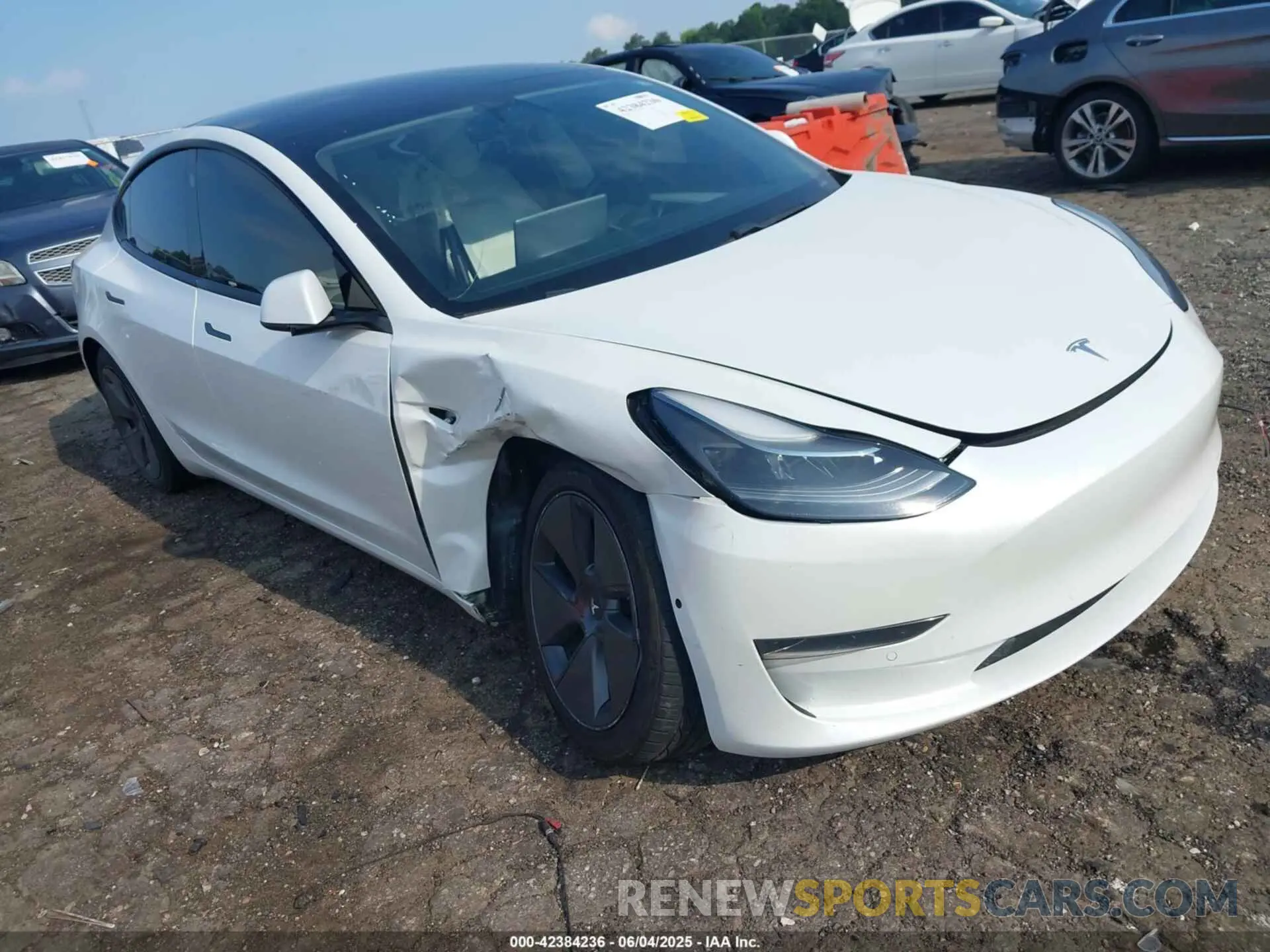 6 Фотография поврежденного автомобиля 5YJ3E1EA7MF059222 TESLA MODEL 3 2021