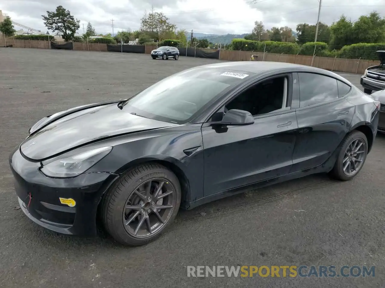 1 Фотография поврежденного автомобиля 5YJ3E1EA7MF071063 TESLA MODEL 3 2021