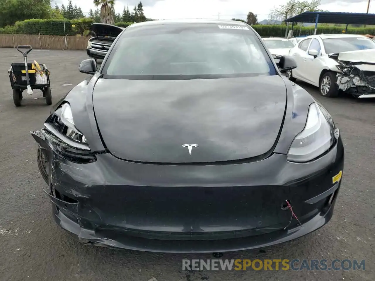 5 Фотография поврежденного автомобиля 5YJ3E1EA7MF071063 TESLA MODEL 3 2021