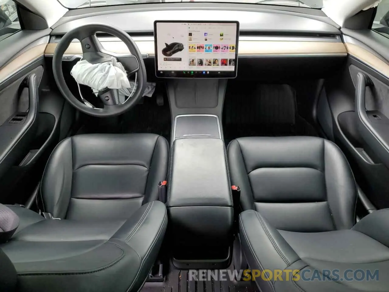 8 Фотография поврежденного автомобиля 5YJ3E1EA7MF071063 TESLA MODEL 3 2021