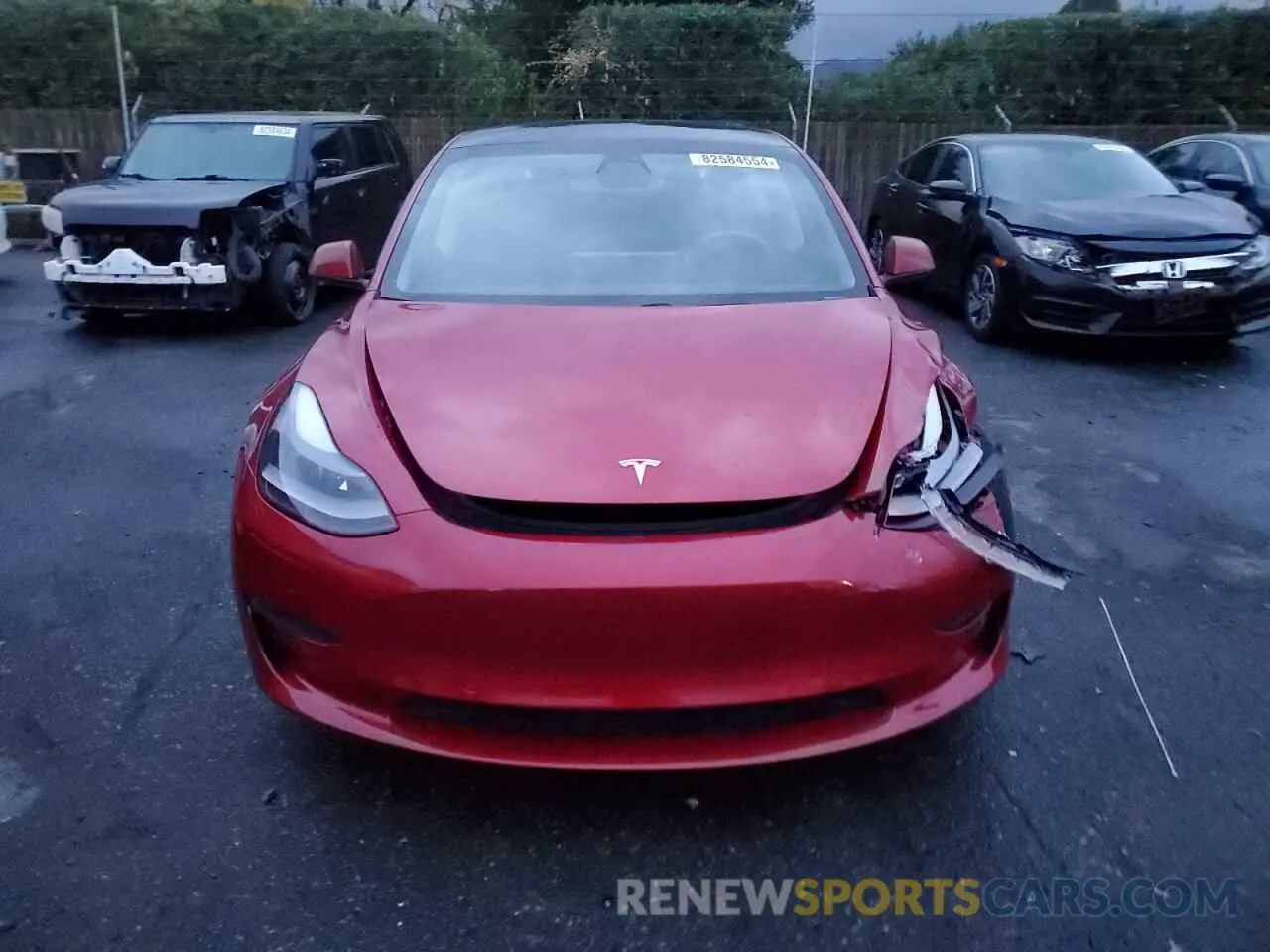 5 Фотография поврежденного автомобиля 5YJ3E1EA7MF077252 TESLA MODEL 3 2021