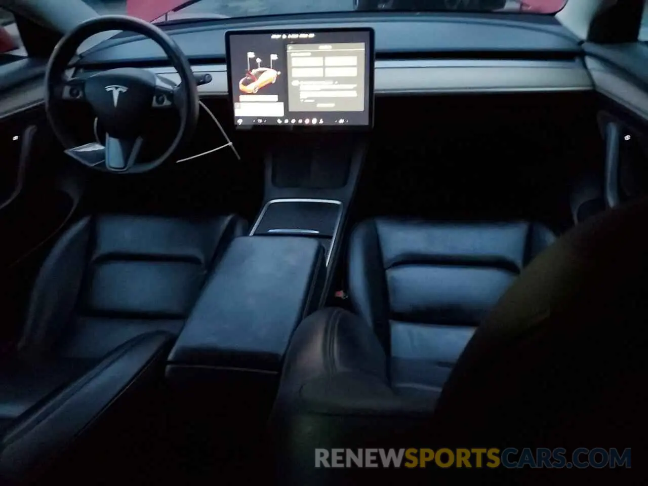 8 Фотография поврежденного автомобиля 5YJ3E1EA7MF077252 TESLA MODEL 3 2021