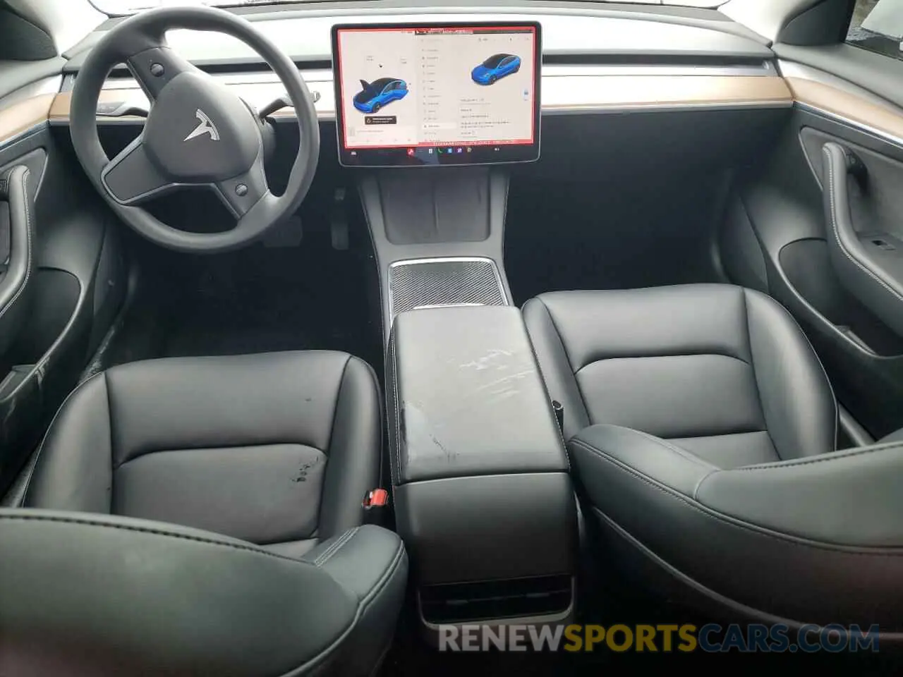 8 Photograph of a damaged car 5YJ3E1EA7MF077400 TESLA MODEL 3 2021
