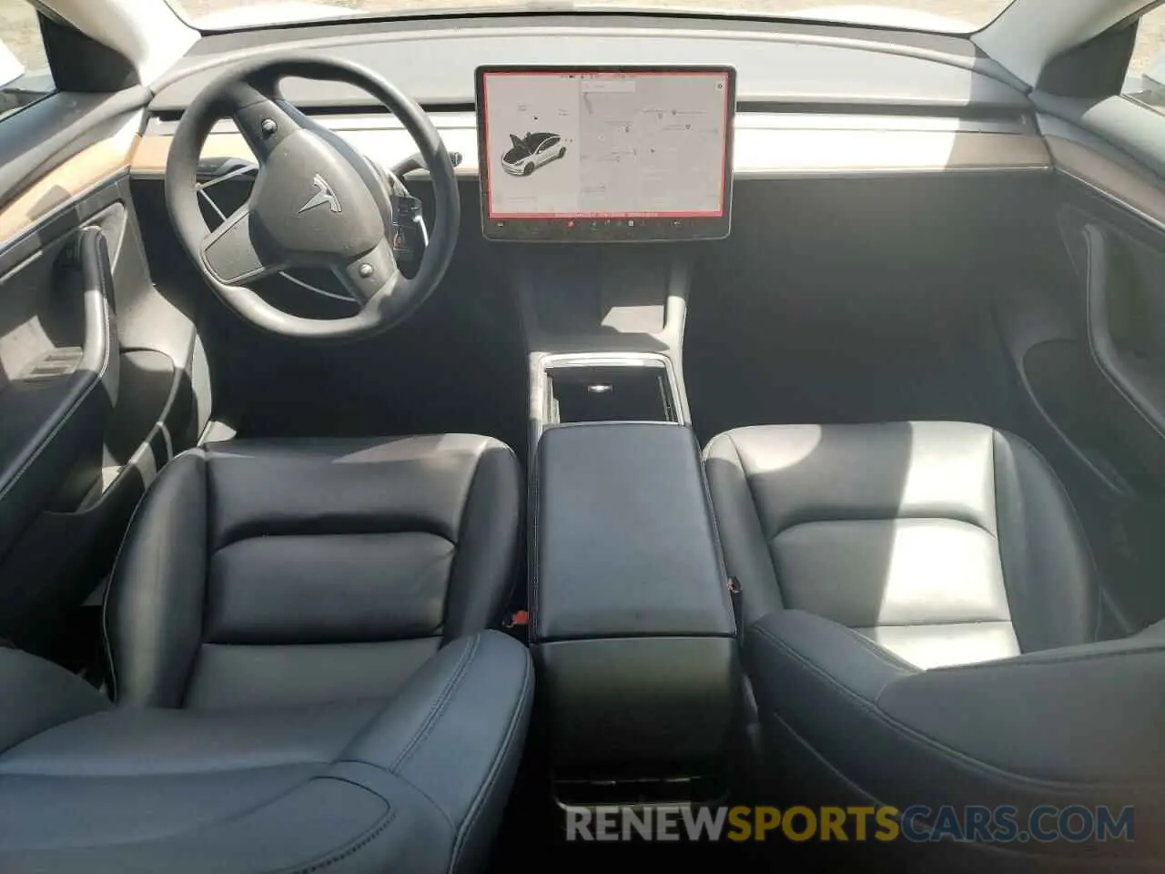 8 Фотография поврежденного автомобиля 5YJ3E1EA7MF078241 TESLA MODEL 3 2021