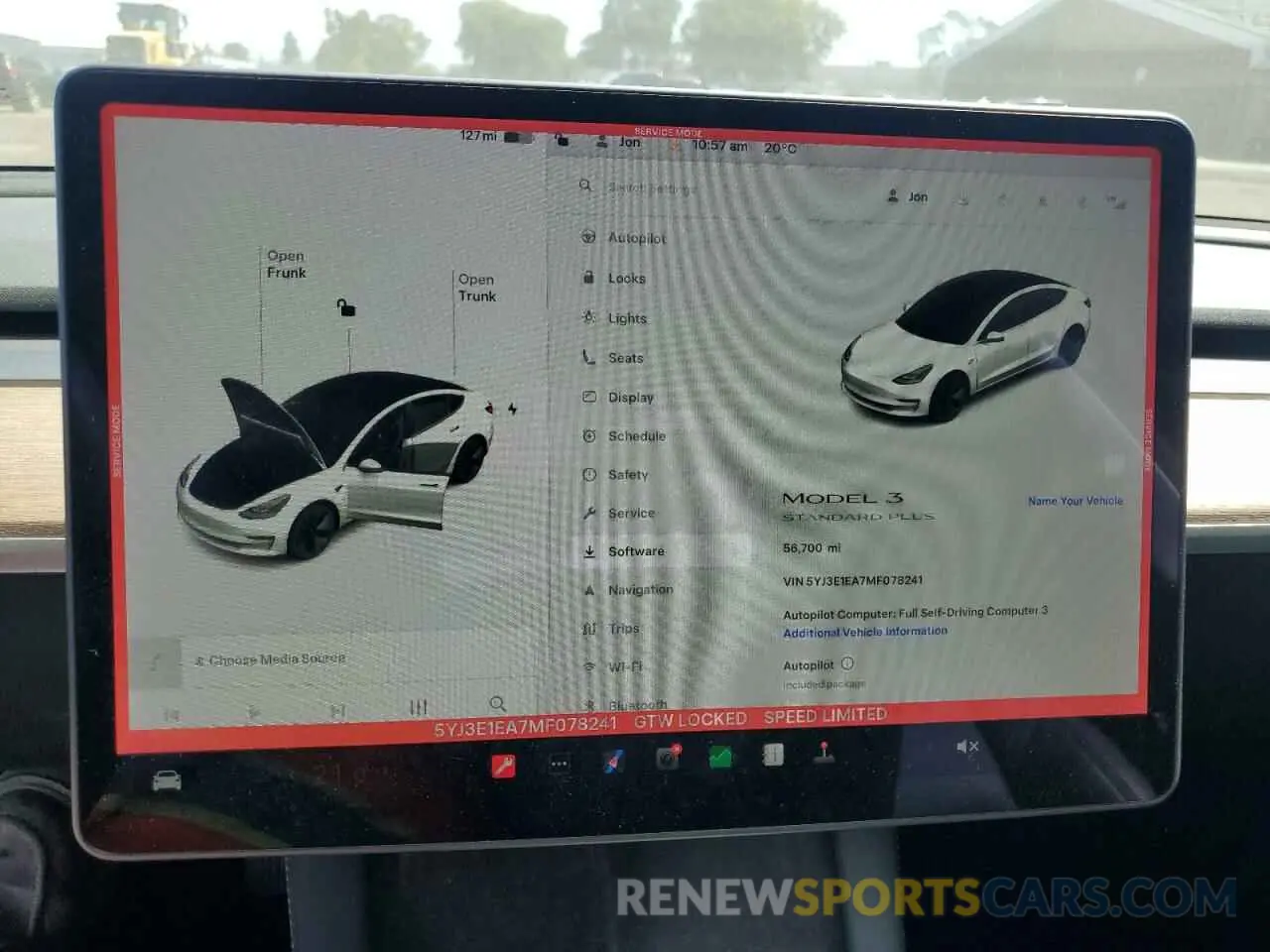 9 Фотография поврежденного автомобиля 5YJ3E1EA7MF078241 TESLA MODEL 3 2021