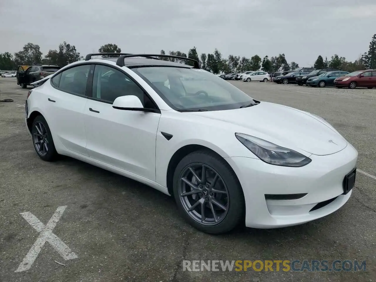 4 Фотография поврежденного автомобиля 5YJ3E1EA7MF087909 TESLA MODEL 3 2021