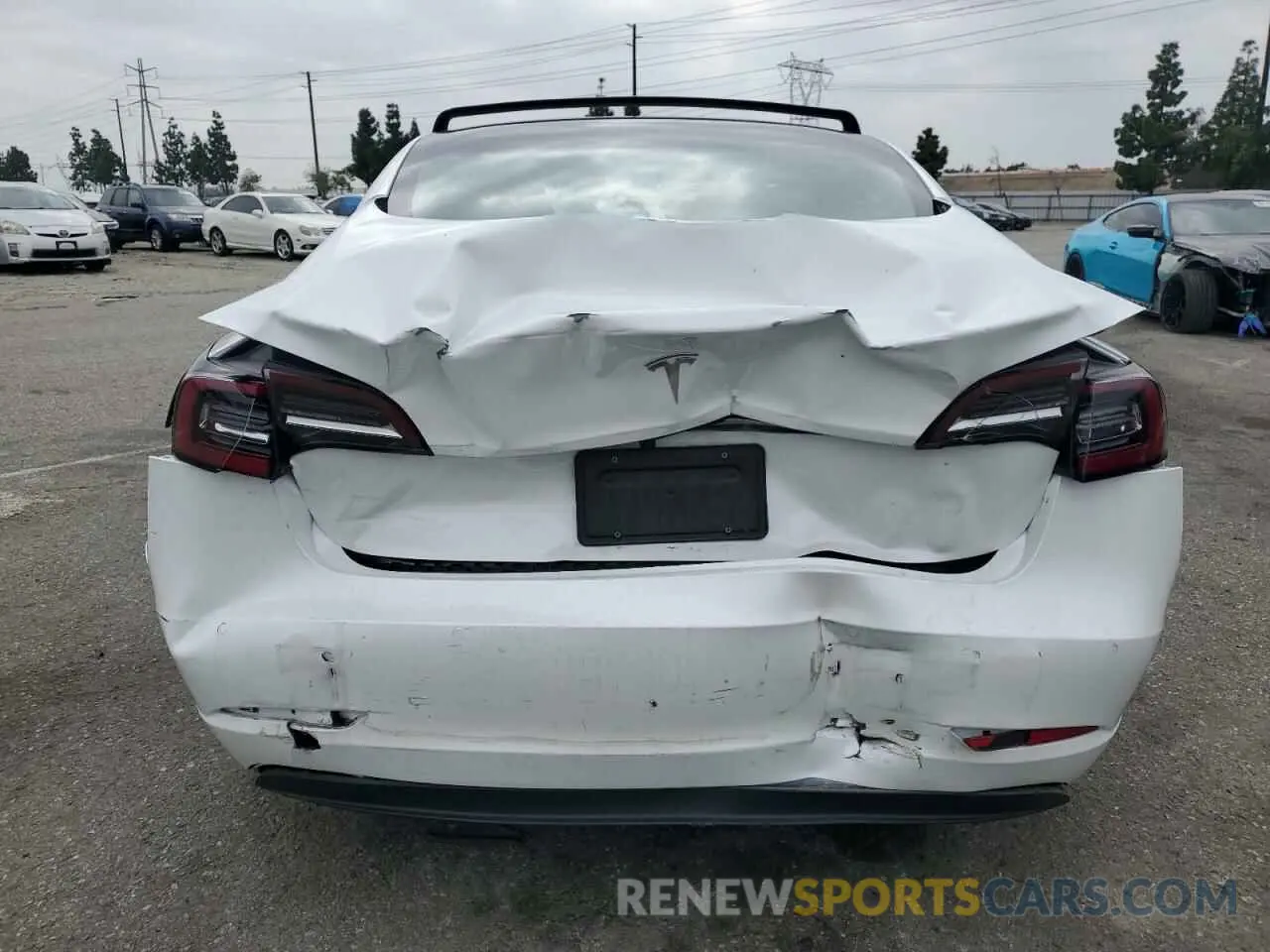 6 Фотография поврежденного автомобиля 5YJ3E1EA7MF087909 TESLA MODEL 3 2021
