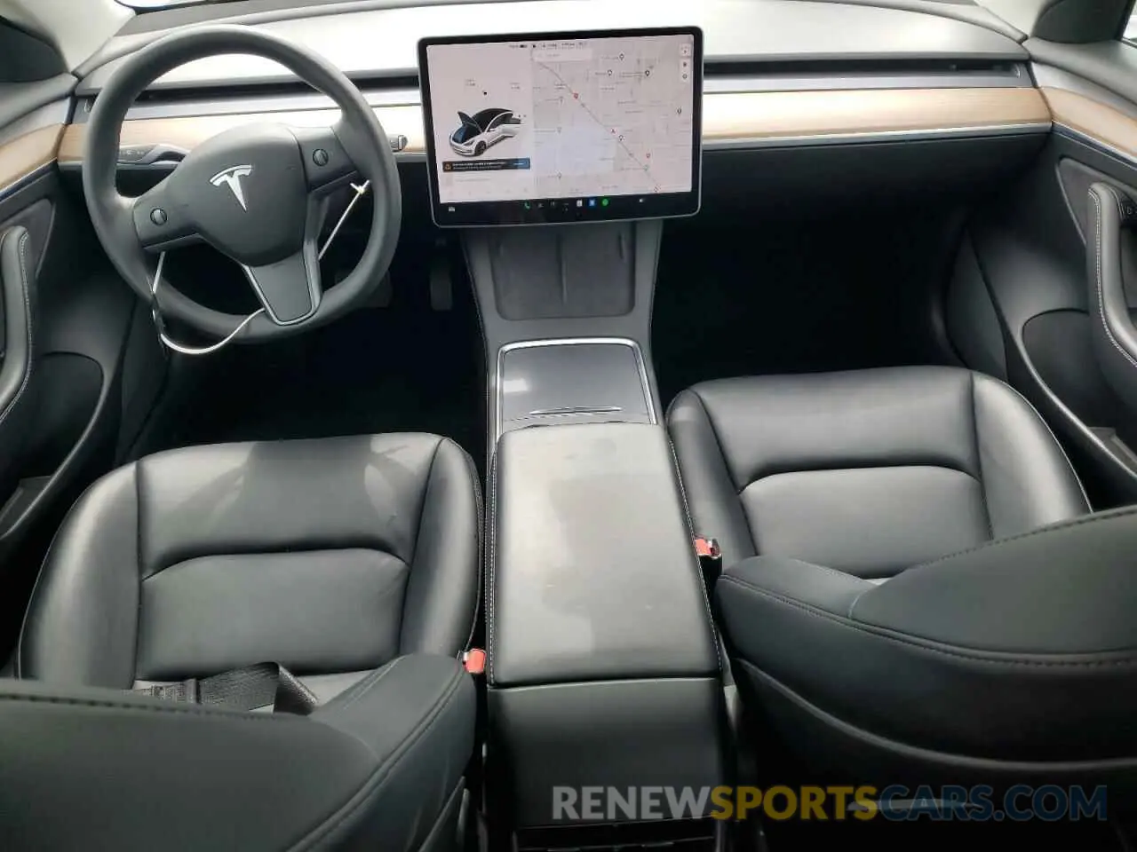 8 Фотография поврежденного автомобиля 5YJ3E1EA7MF087909 TESLA MODEL 3 2021