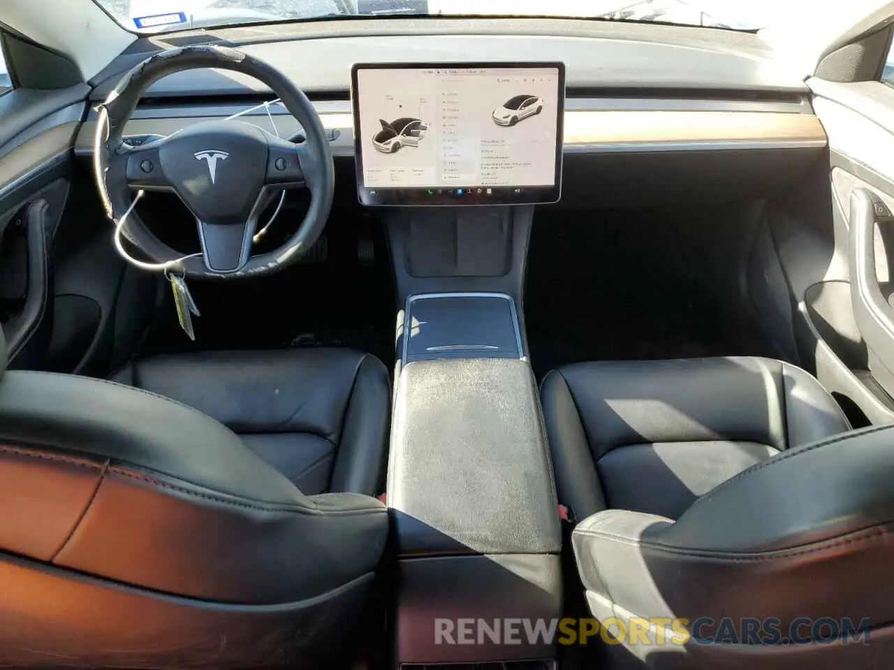 8 Фотография поврежденного автомобиля 5YJ3E1EA7MF089997 TESLA MODEL 3 2021