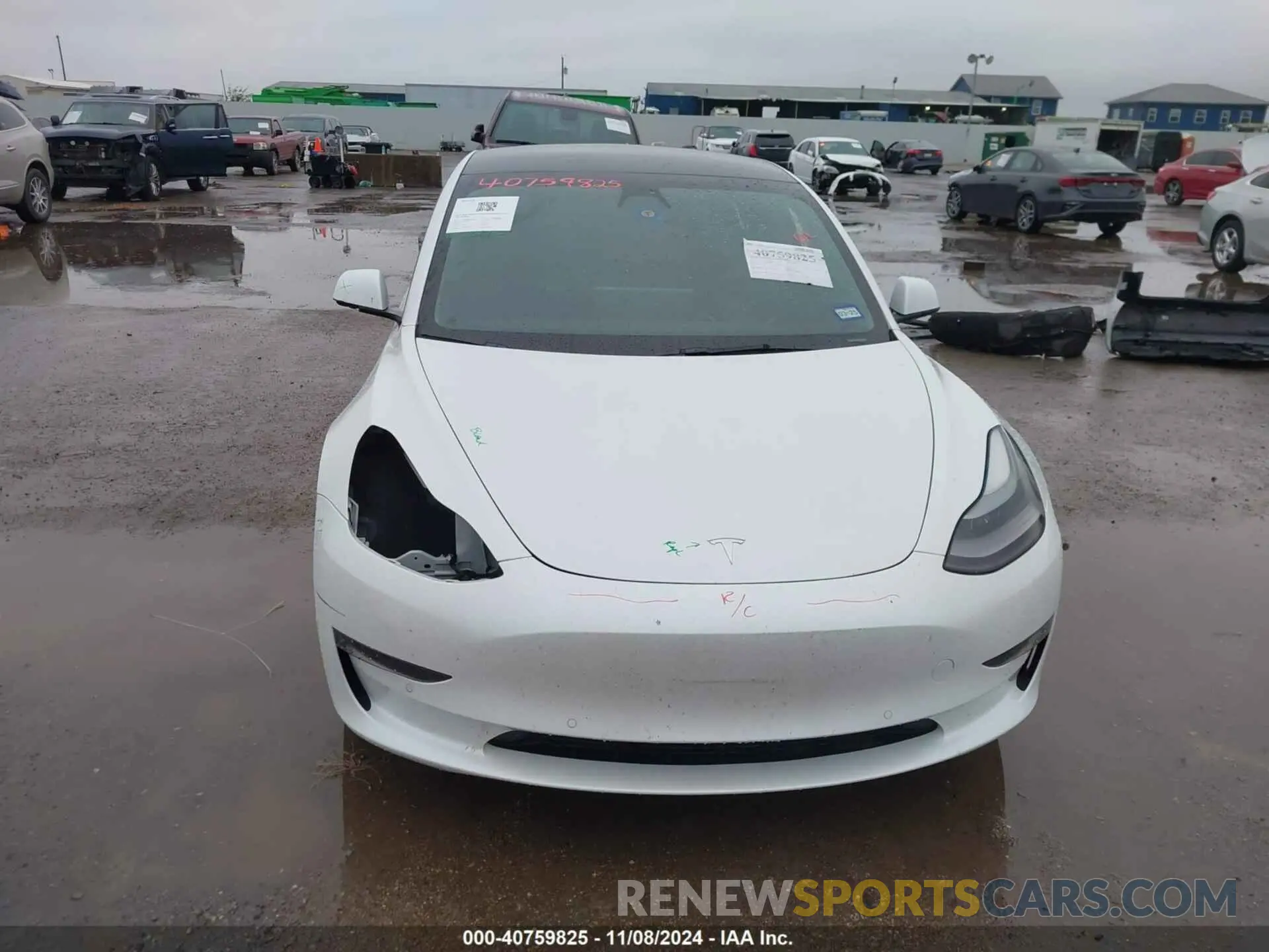 13 Photograph of a damaged car 5YJ3E1EA7MF096643 TESLA MODEL 3 2021