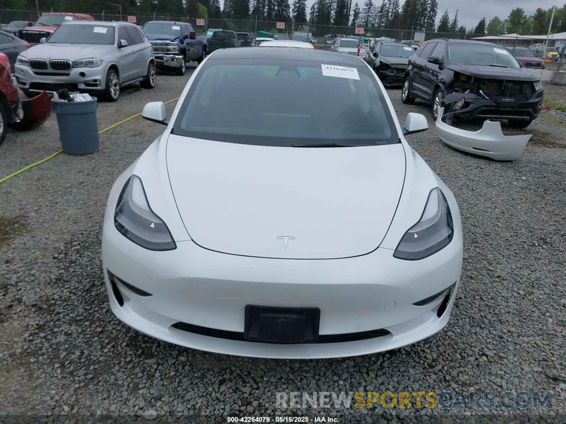 13 Photograph of a damaged car 5YJ3E1EA7MF098215 TESLA MODEL 3 2021