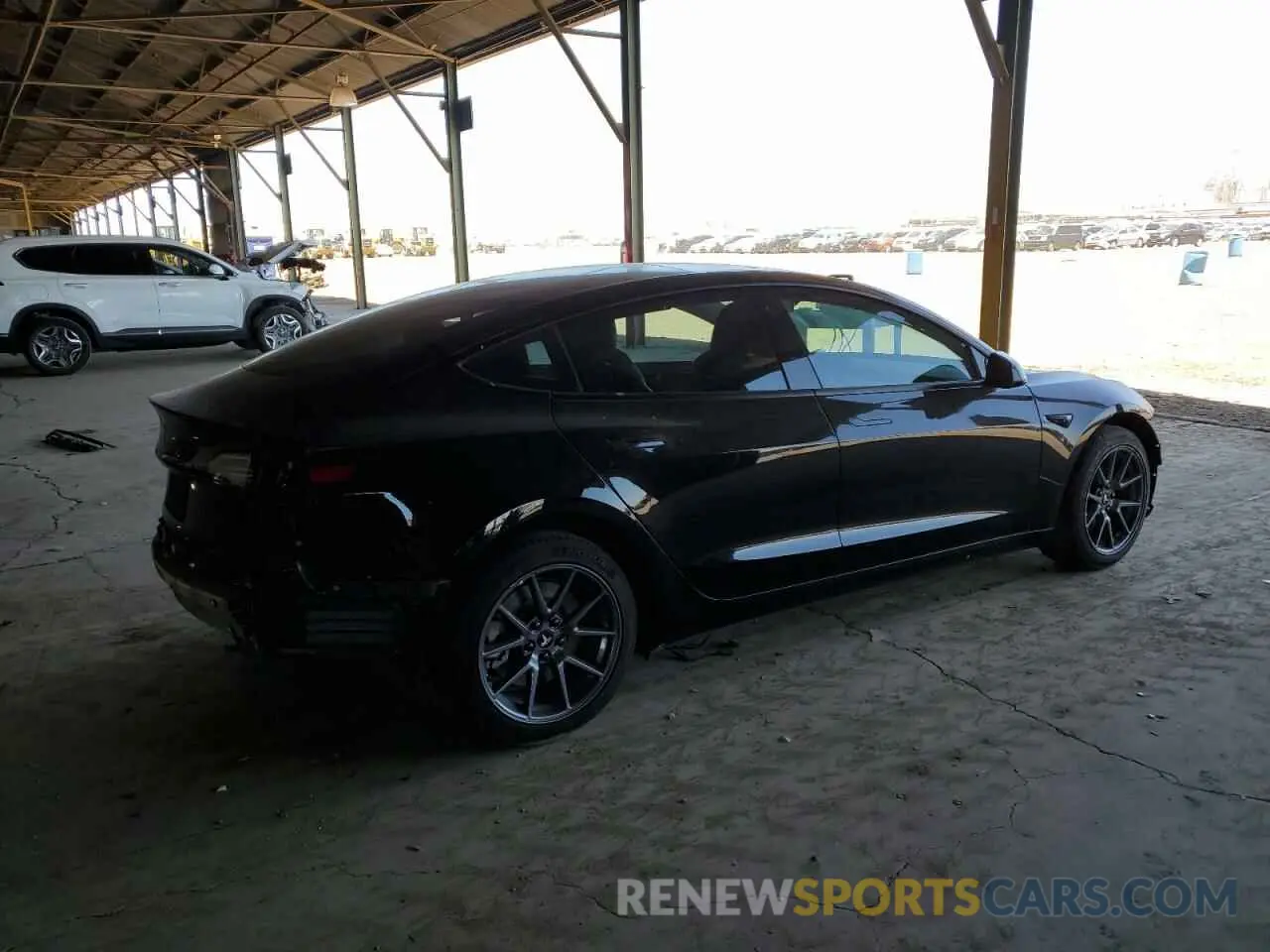 3 Photograph of a damaged car 5YJ3E1EA7MF100545 TESLA MODEL 3 2021
