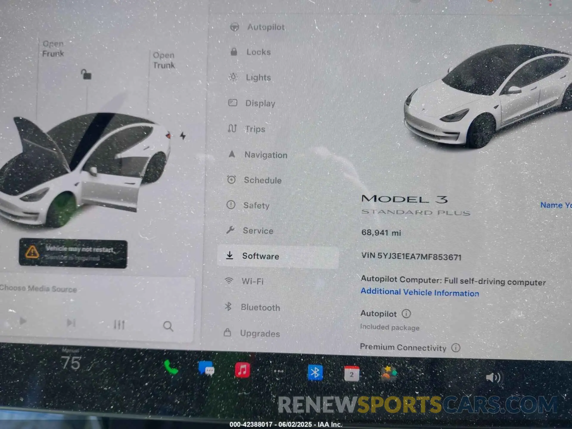 14 Фотография поврежденного автомобиля 5YJ3E1EA7MF853671 TESLA MODEL 3 2021