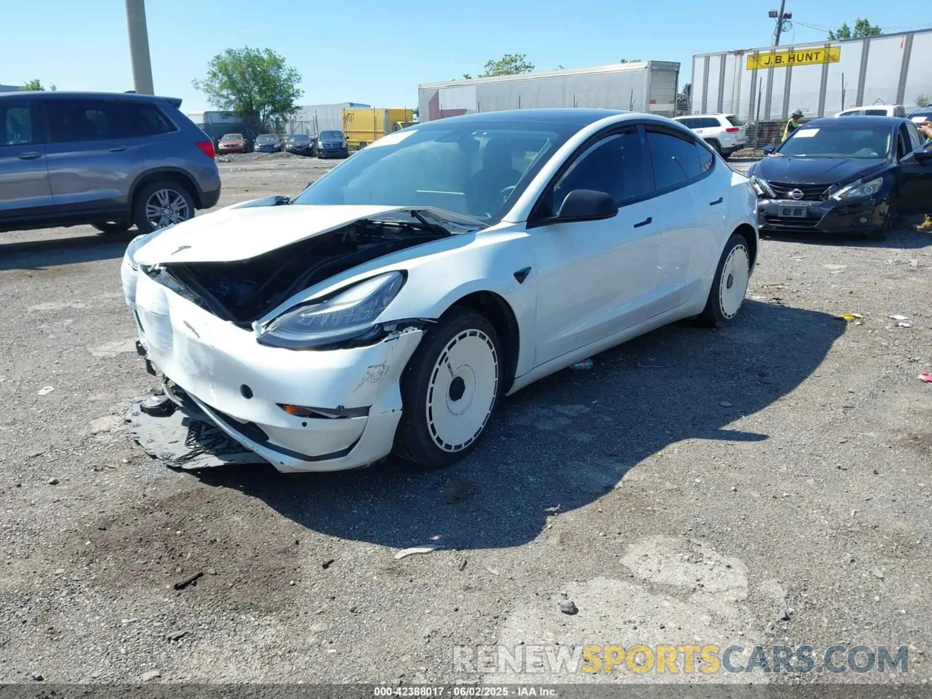 2 Фотография поврежденного автомобиля 5YJ3E1EA7MF853671 TESLA MODEL 3 2021