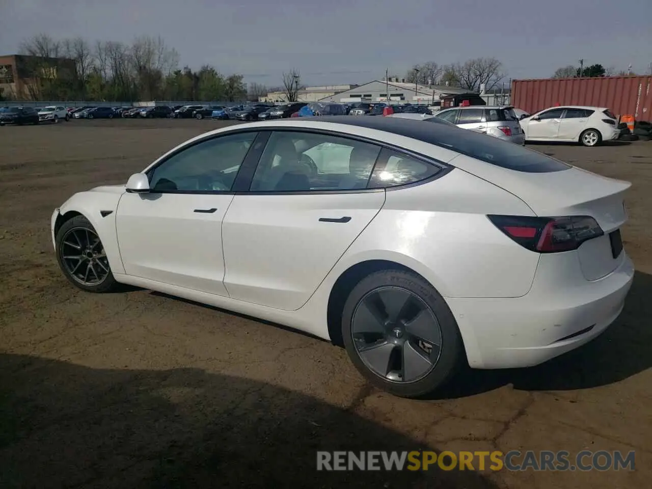 2 Photograph of a damaged car 5YJ3E1EA7MF853816 TESLA MODEL 3 2021