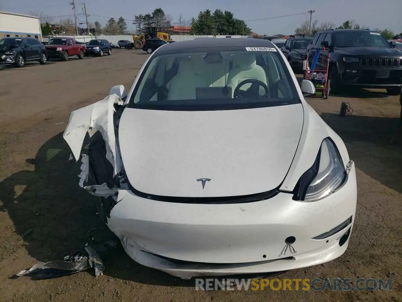 5 Photograph of a damaged car 5YJ3E1EA7MF853816 TESLA MODEL 3 2021