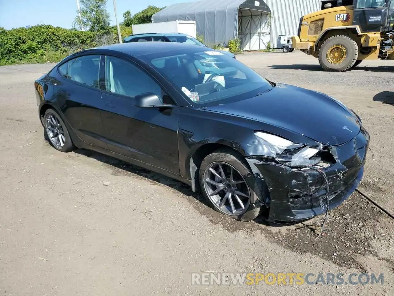 4 Photograph of a damaged car 5YJ3E1EA7MF857414 TESLA MODEL 3 2021