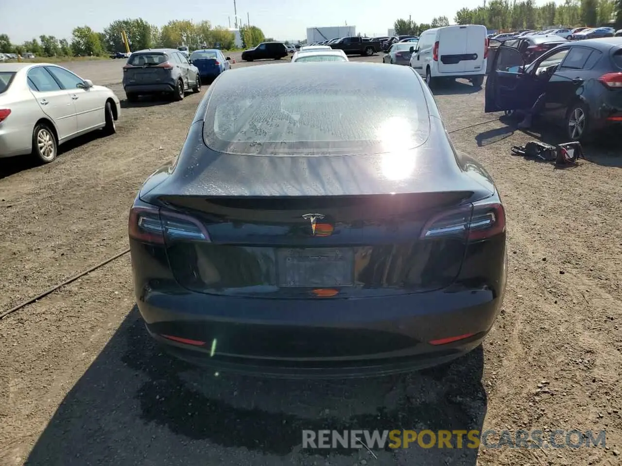6 Photograph of a damaged car 5YJ3E1EA7MF857414 TESLA MODEL 3 2021