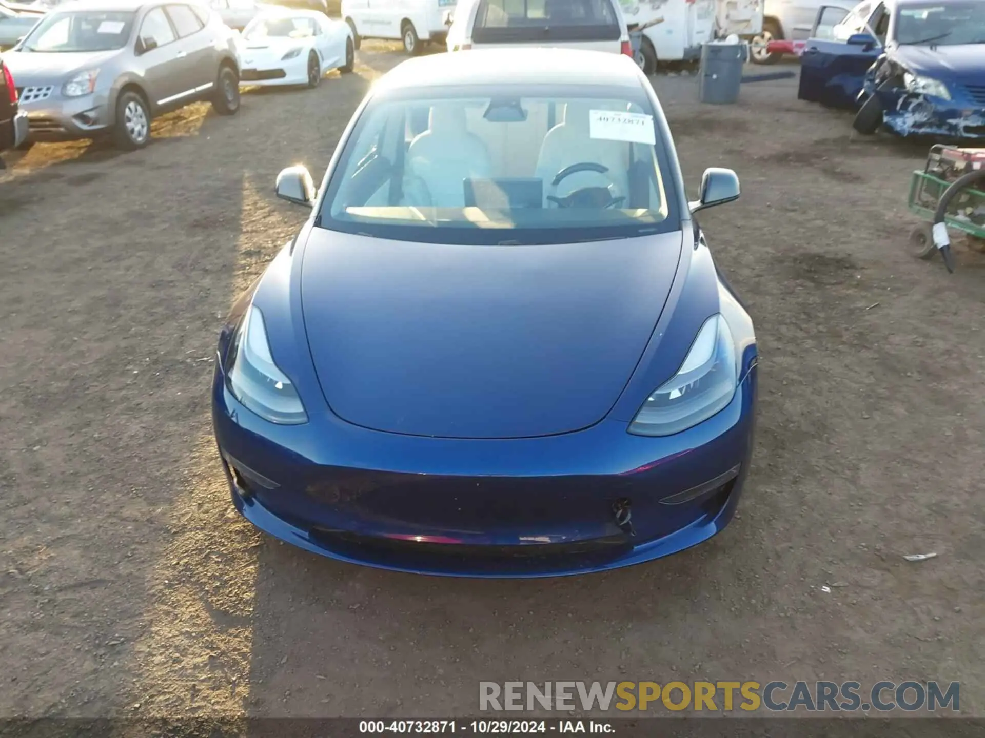 12 Photograph of a damaged car 5YJ3E1EA7MF875007 TESLA MODEL 3 2021
