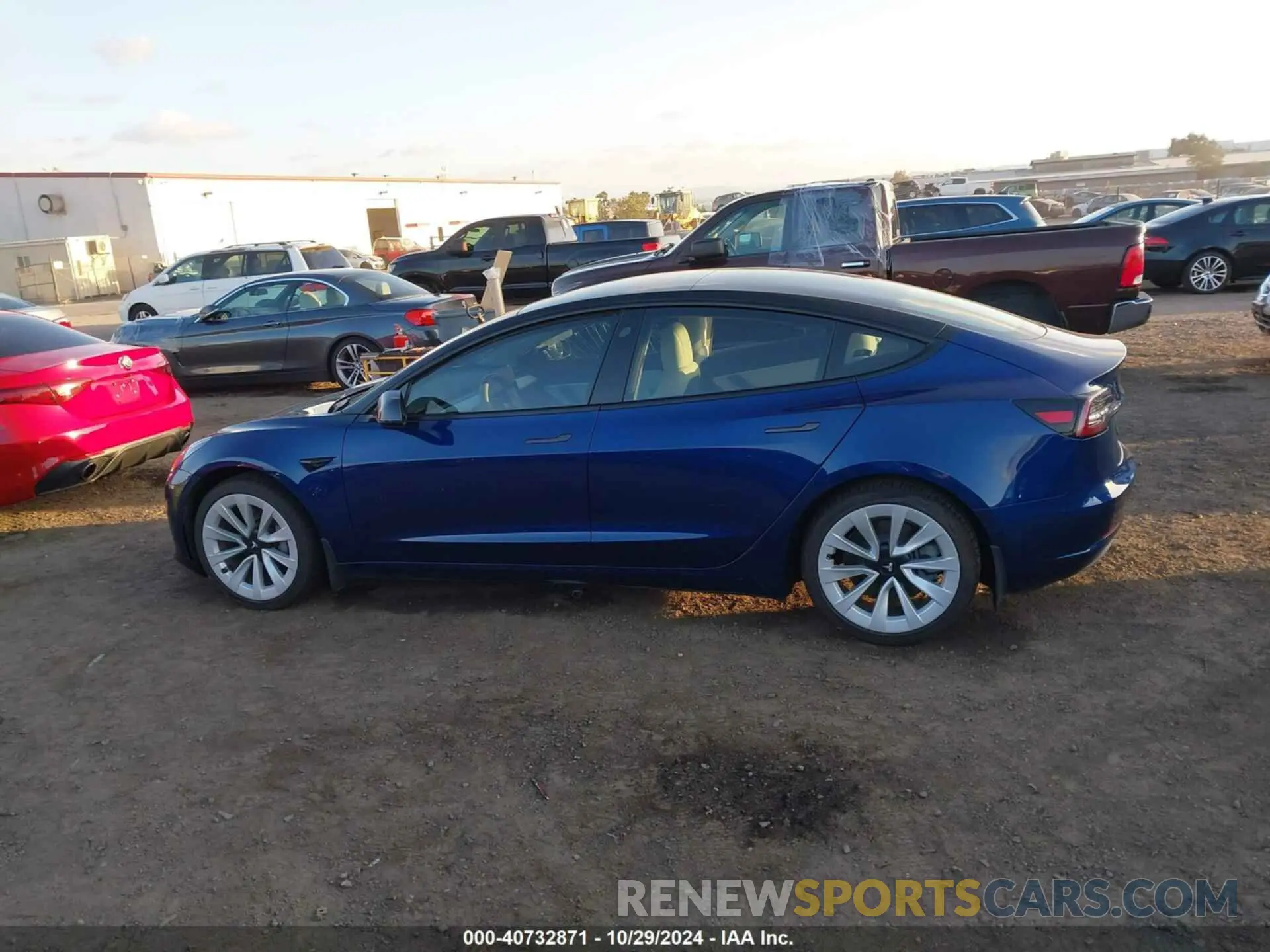 14 Photograph of a damaged car 5YJ3E1EA7MF875007 TESLA MODEL 3 2021