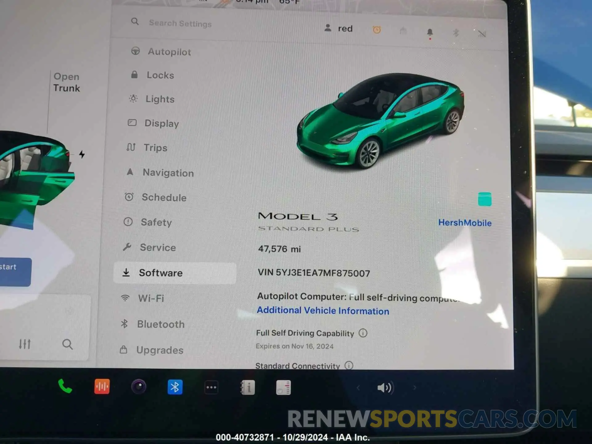 7 Photograph of a damaged car 5YJ3E1EA7MF875007 TESLA MODEL 3 2021
