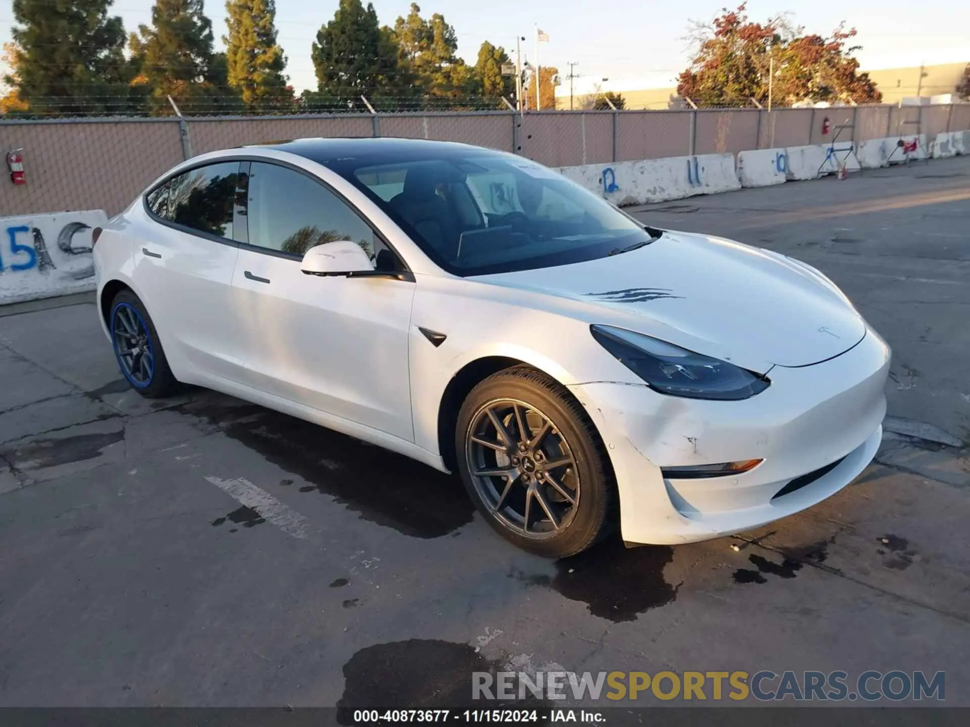 1 Фотография поврежденного автомобиля 5YJ3E1EA7MF929678 TESLA MODEL 3 2021