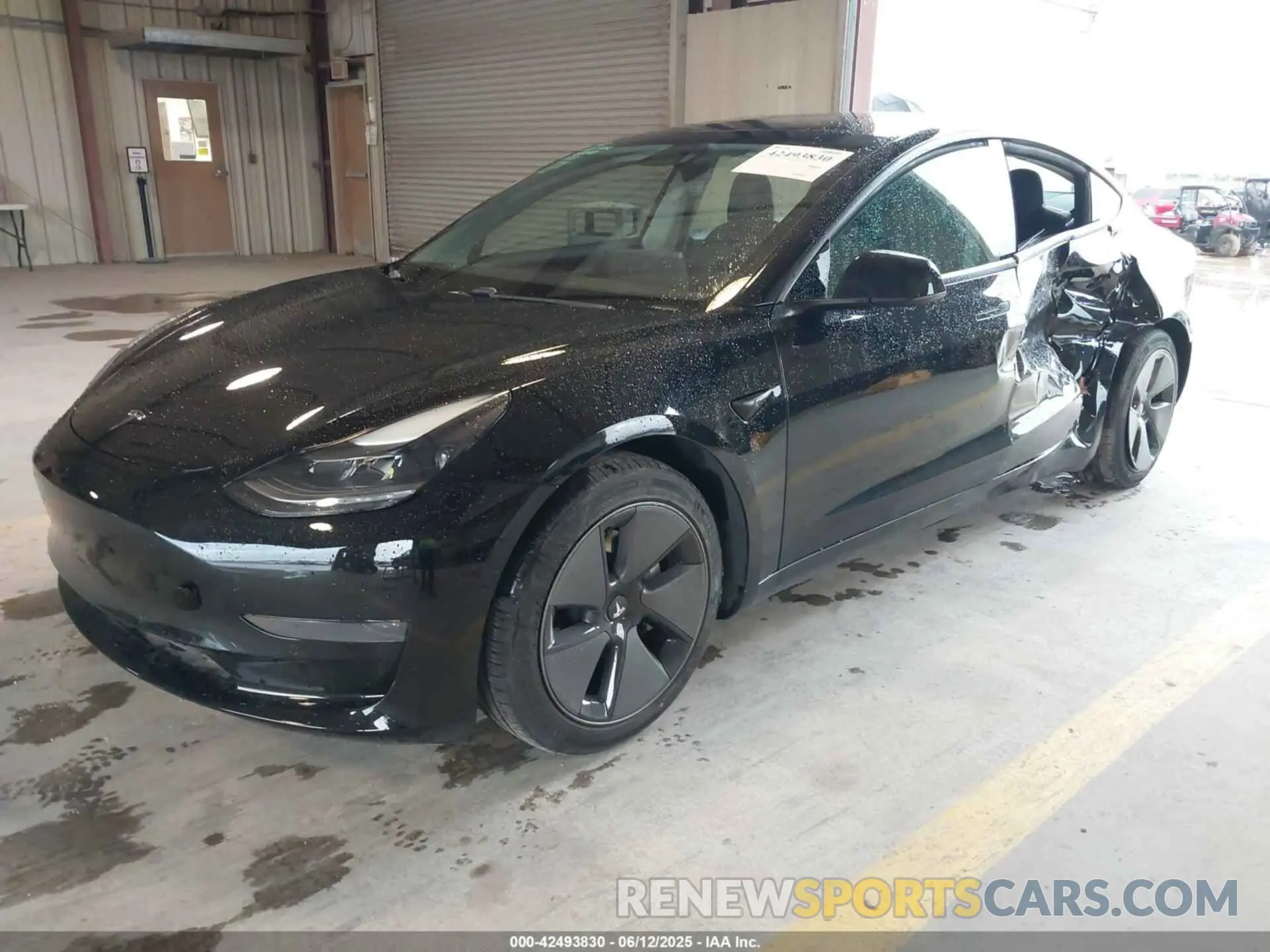 2 Photograph of a damaged car 5YJ3E1EA7MF986818 TESLA MODEL 3 2021
