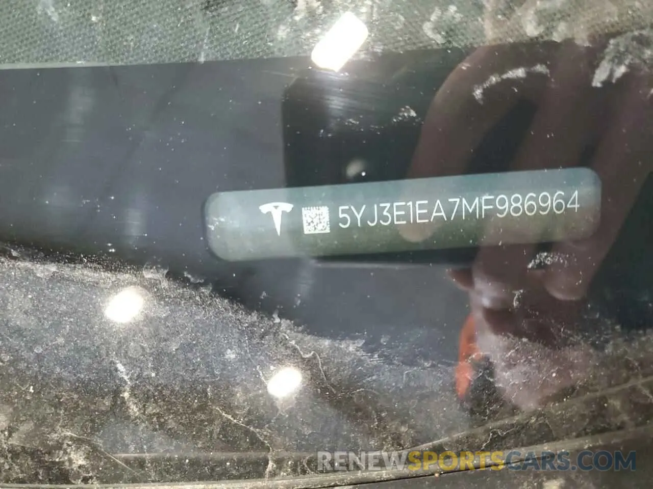 13 Фотография поврежденного автомобиля 5YJ3E1EA7MF986964 TESLA MODEL 3 2021