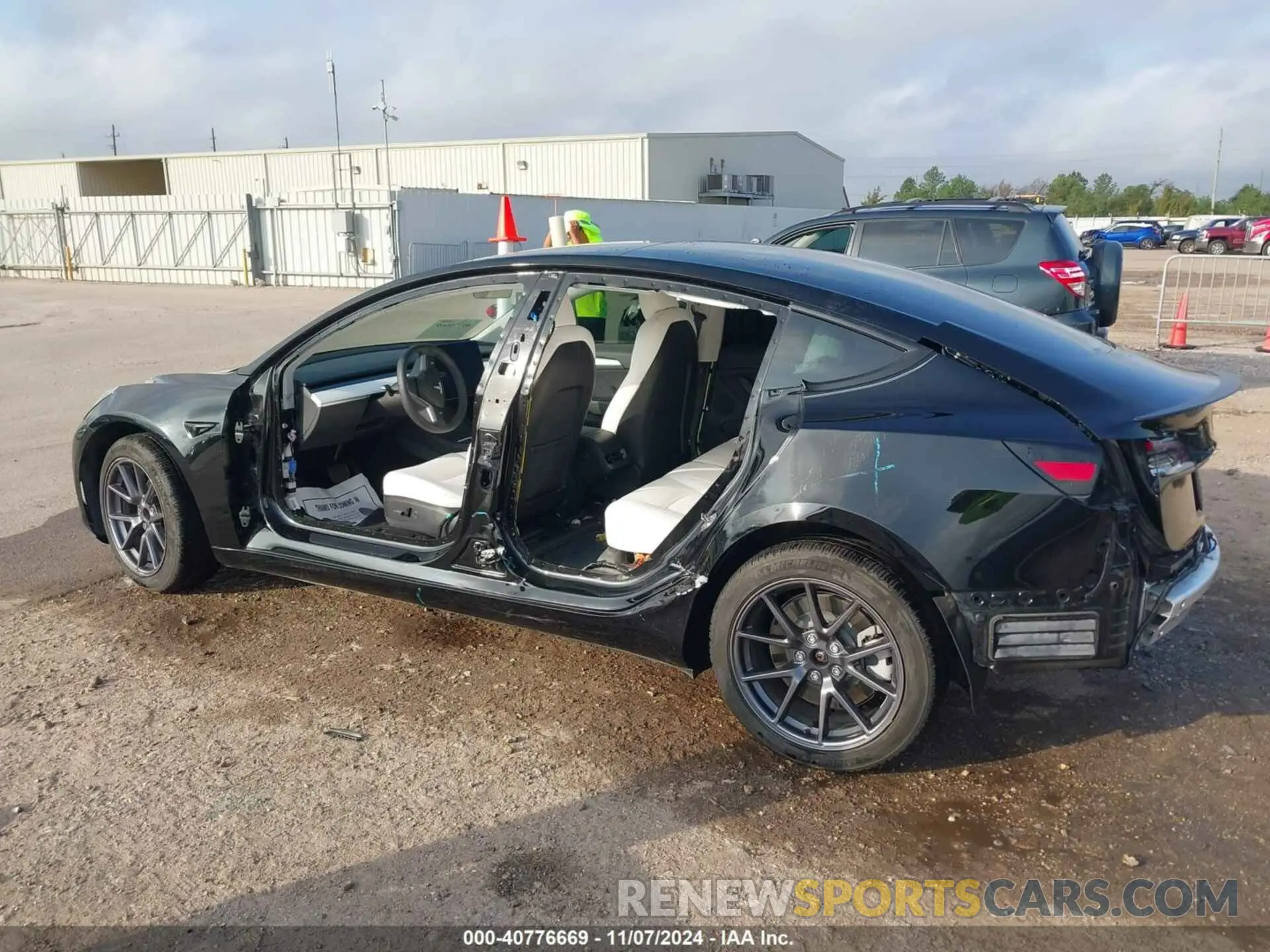 14 Photograph of a damaged car 5YJ3E1EA7MF987340 TESLA MODEL 3 2021