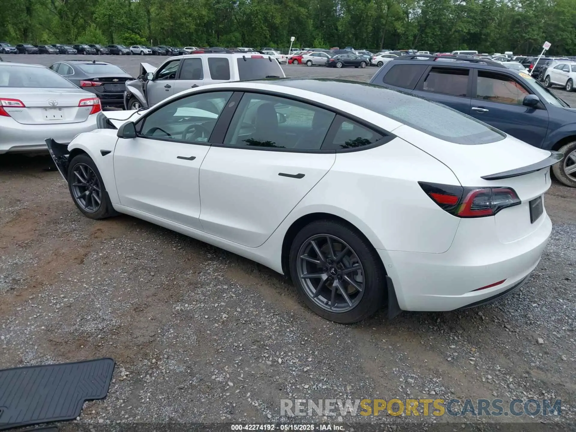 3 Фотография поврежденного автомобиля 5YJ3E1EA8MF023748 TESLA MODEL 3 2021
