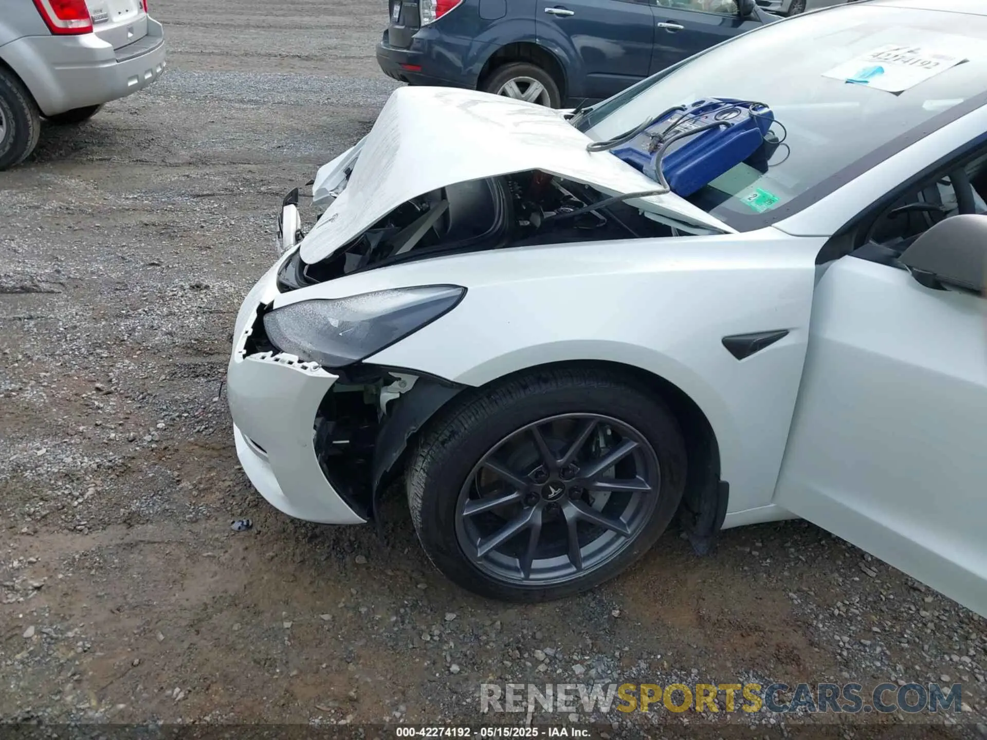 6 Фотография поврежденного автомобиля 5YJ3E1EA8MF023748 TESLA MODEL 3 2021